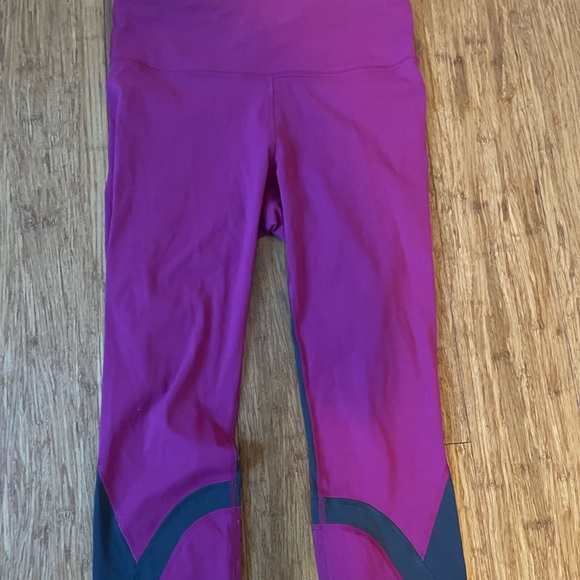 Women’s Lululemon 7/8 pink active running yoga pants leggings size 8 - Picture 2 of 4